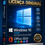 Windows 10 Home + Office 2024 | Licença Original Digital Vitalícia